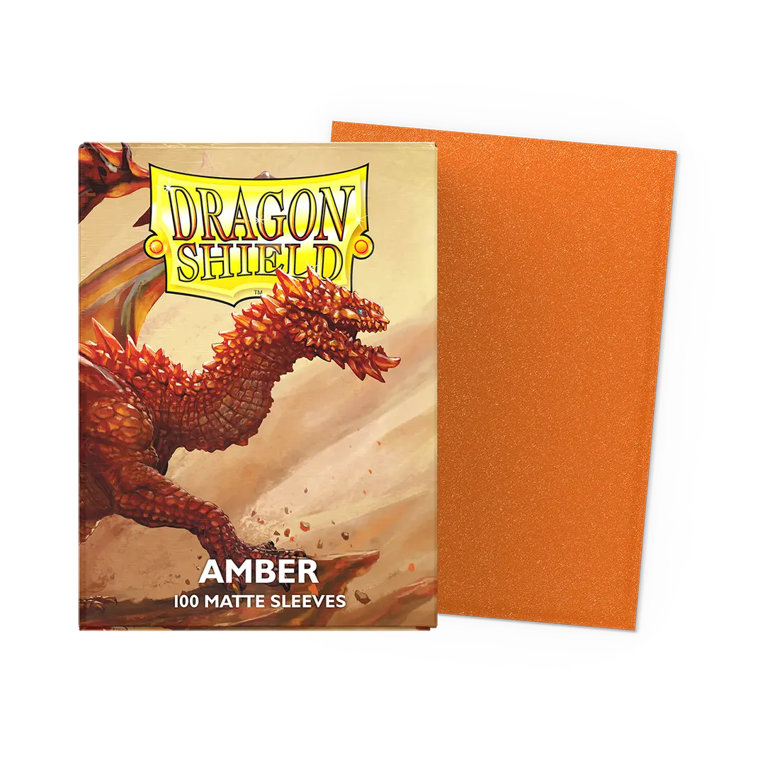 DS Matte Sleeves 100ct - Amber | Anubis Games and Hobby