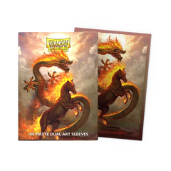 DS Art Sleeves 100ct - The Fire Horse | Anubis Games and Hobby