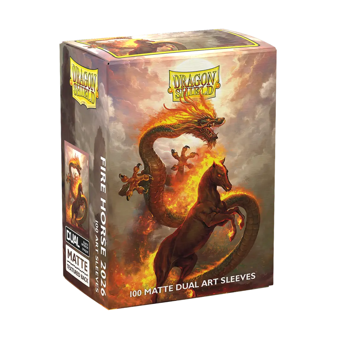 DS Art Sleeves 100ct - The Fire Horse | Anubis Games and Hobby