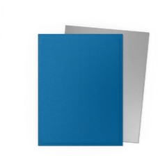 DS Dual Matte Sleeves 100ct - Cobalt & Silver | Anubis Games and Hobby