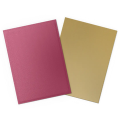 DS Dual Matte Sleeves 100ct - Pomegranate & Gold | Anubis Games and Hobby