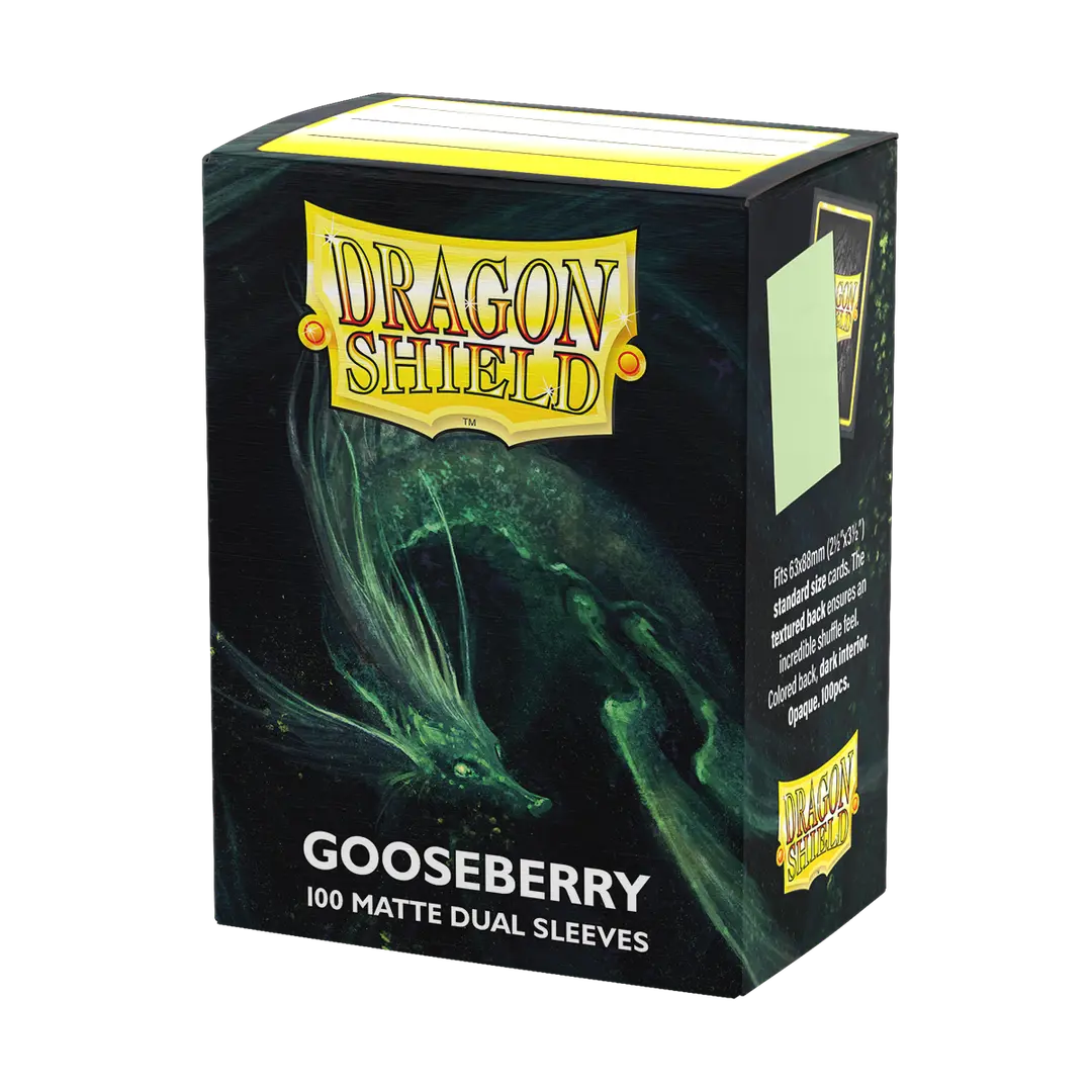 DS Dual Matte Sleeves 100ct - Gooseberry | Anubis Games and Hobby