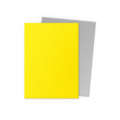 DS Dual Matte Sleeves 100ct - Yellow & Silver | Anubis Games and Hobby