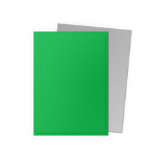 DS Dual Matte Sleeves 100ct - Apple Green & Silver | Anubis Games and Hobby