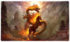 DS Art Fire Horse Playmat & Tube | Anubis Games and Hobby
