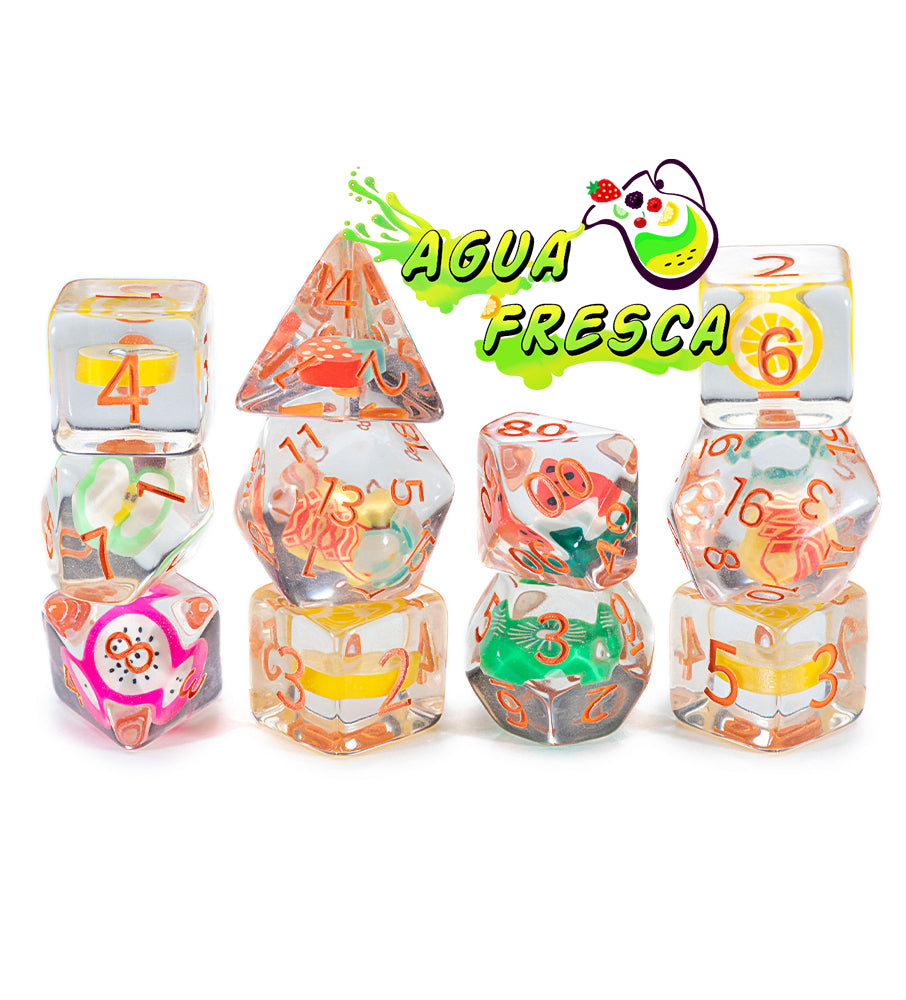 Agua Fresca Fruit Inclusion Dice | Anubis Games and Hobby