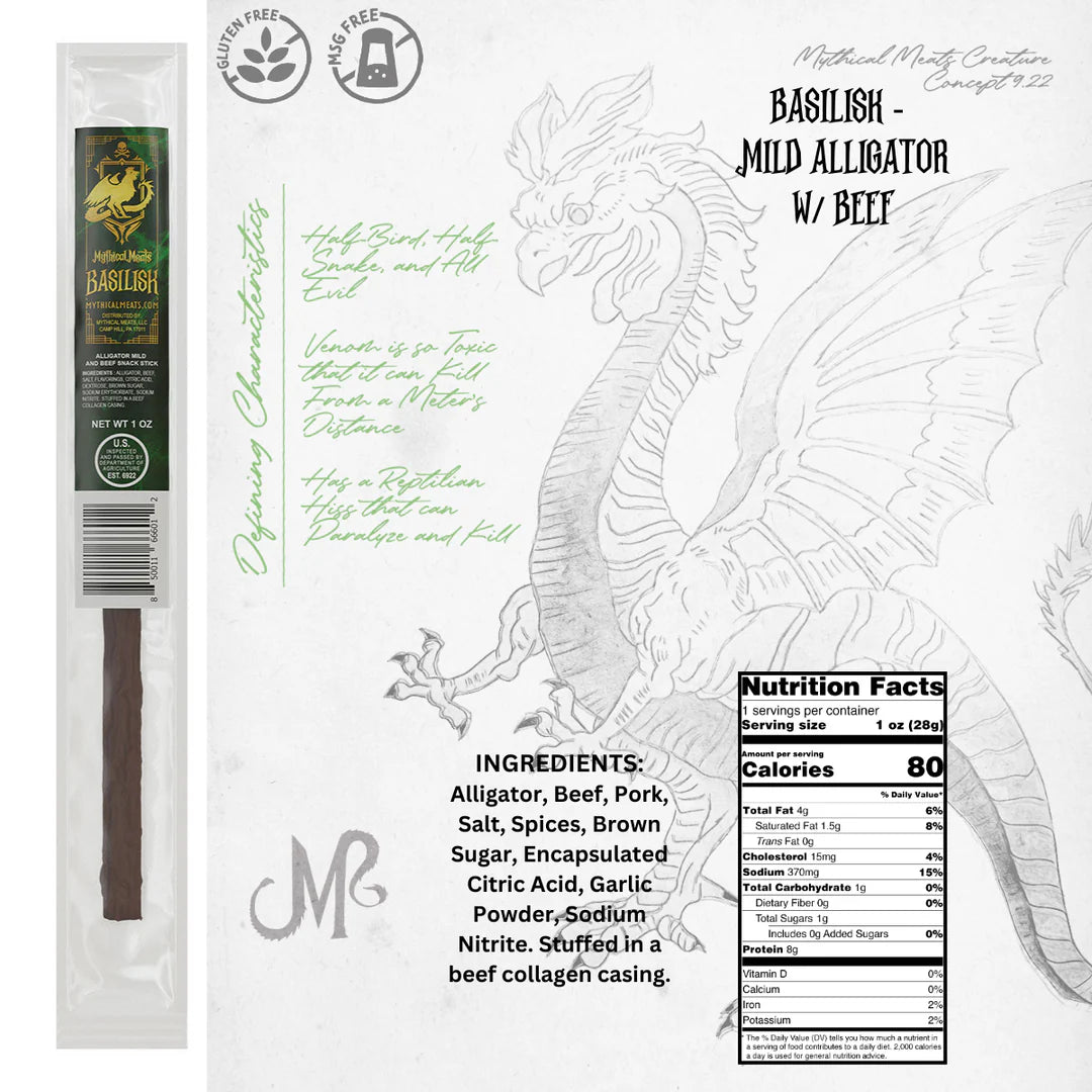 Mythical Meats Meat Stick - Basilisk | Anubis Games and Hobby