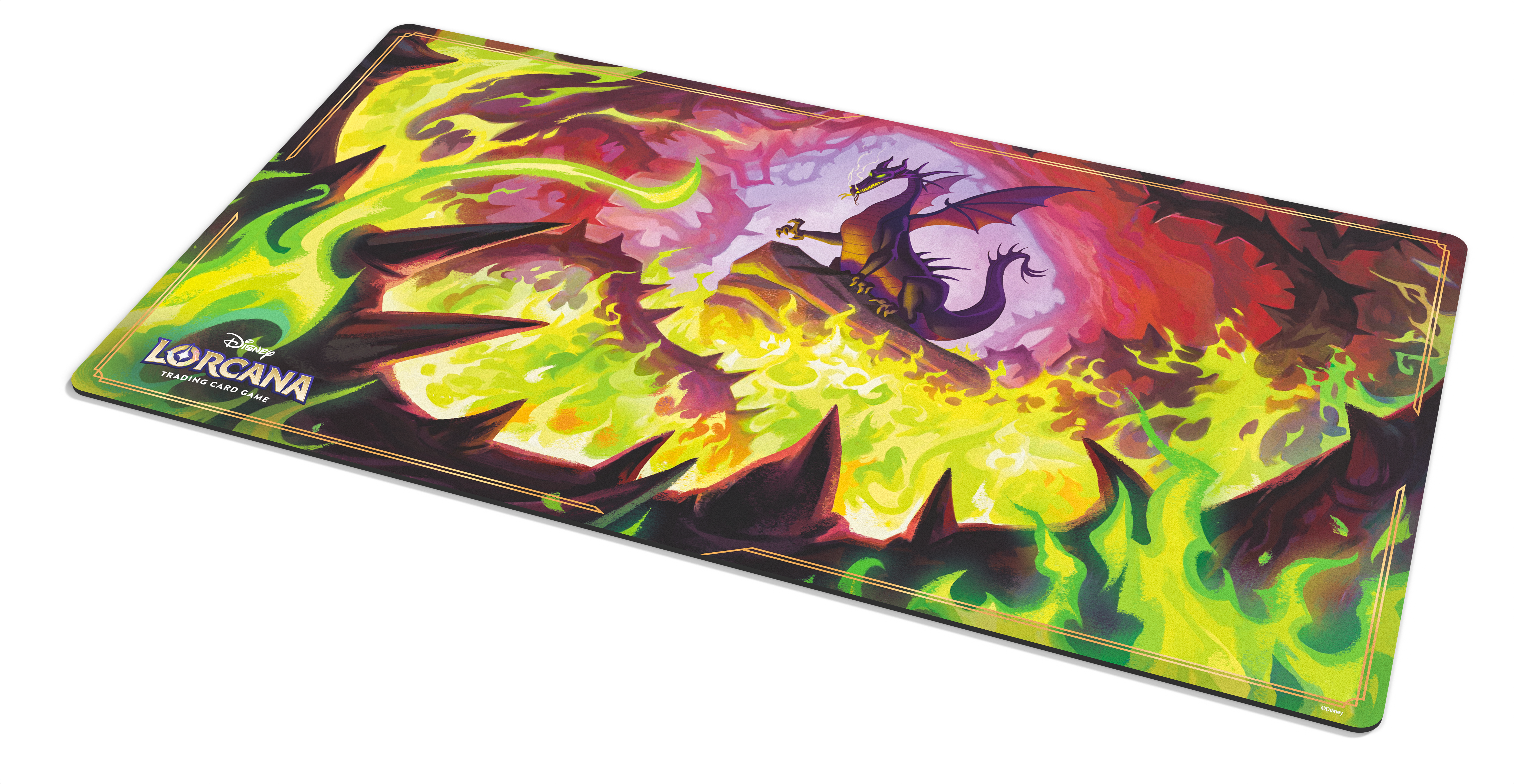 Lorcana TCG: Winterspell Neoprene Mat - Dragonfire | Anubis Games and Hobby