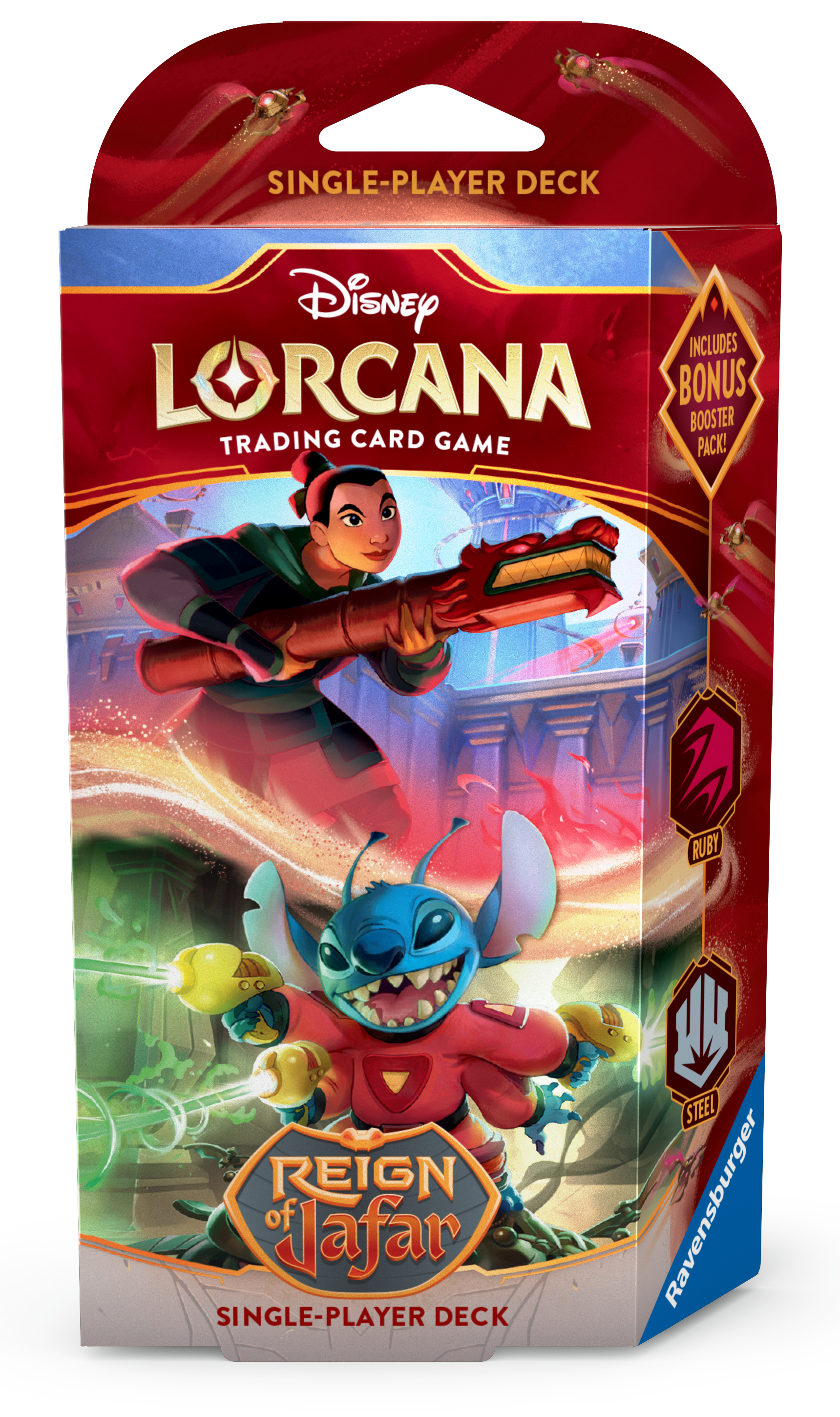 Lorcana TCG: Reign of Jafar Starter Deck - Ruby & Steel | Anubis Games and Hobby