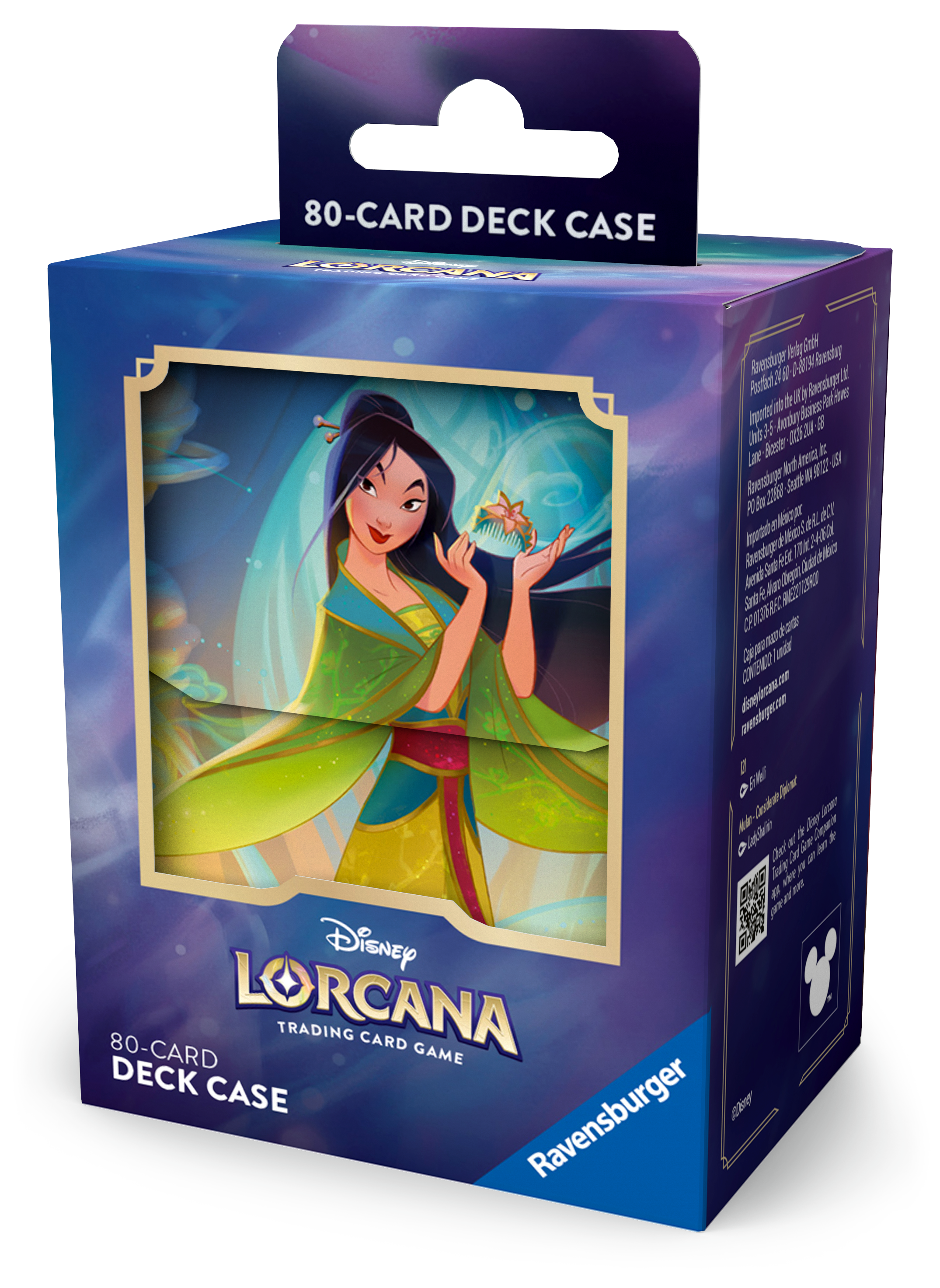 Lorcana TCG: Fabled Deck Box - Mulan | Anubis Games and Hobby