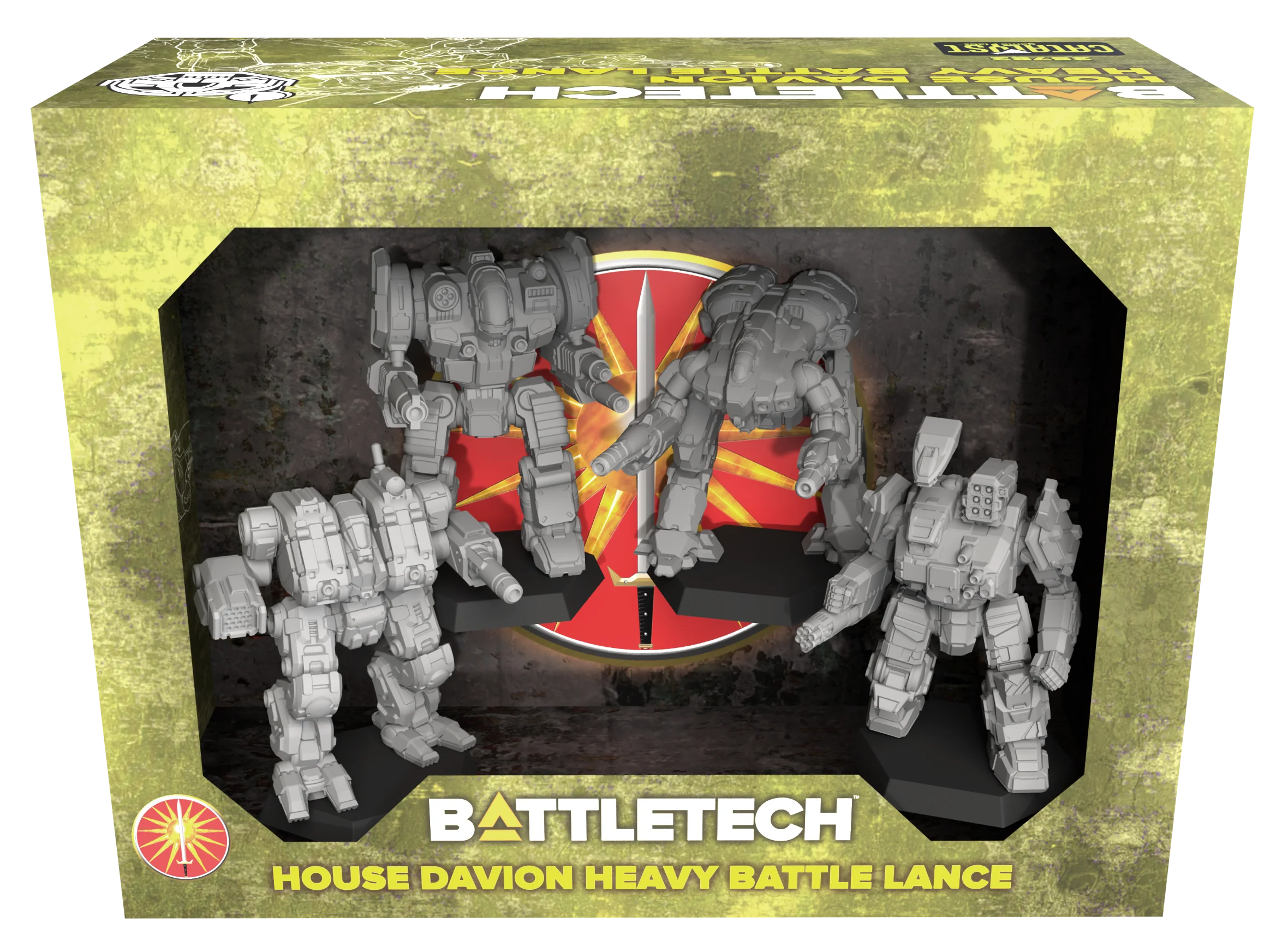 BattleTech: House Davion Heavy Battle Lance | Anubis Games and Hobby