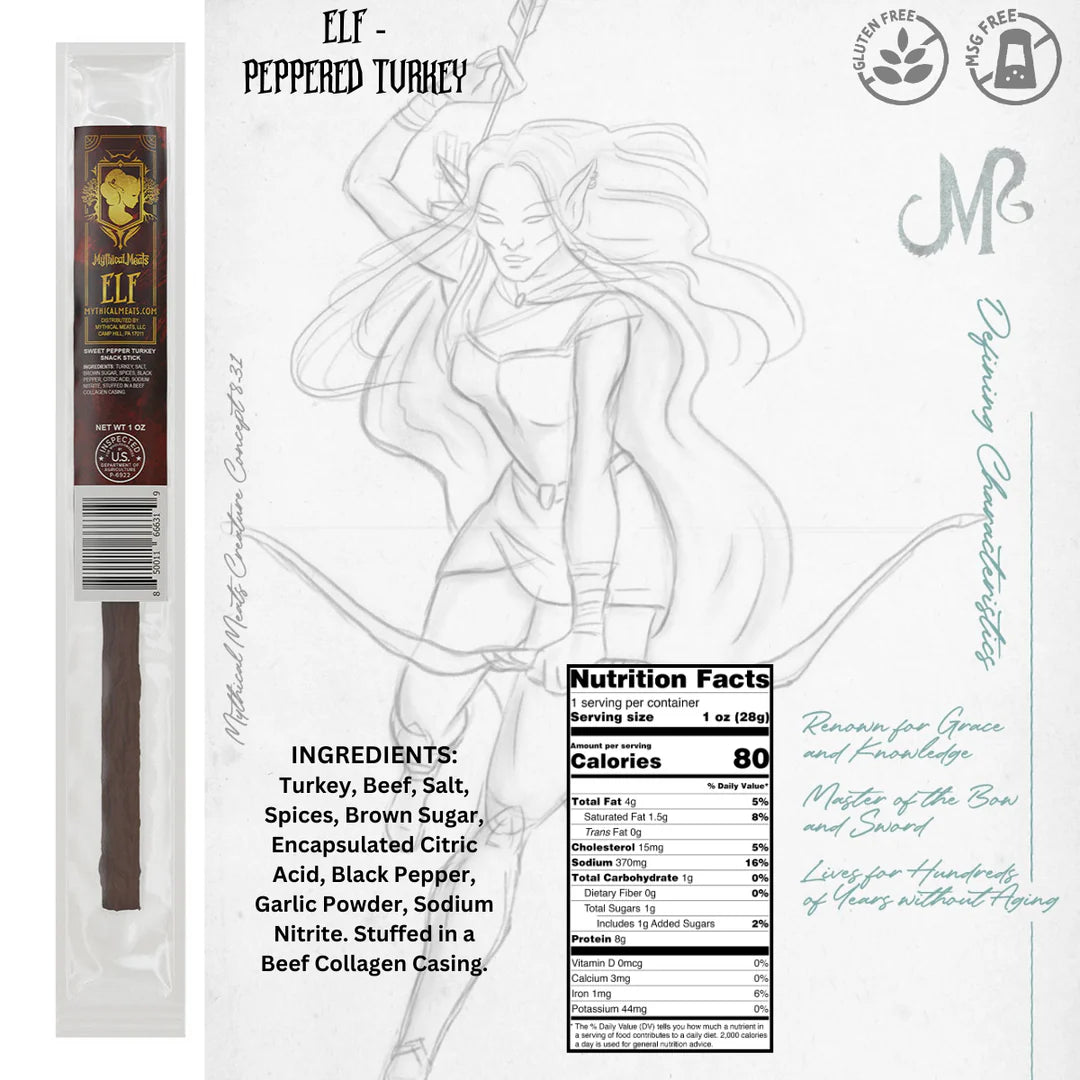 Mythical Meats Humanoid Meat Stick - Elf | Anubis Games and Hobby