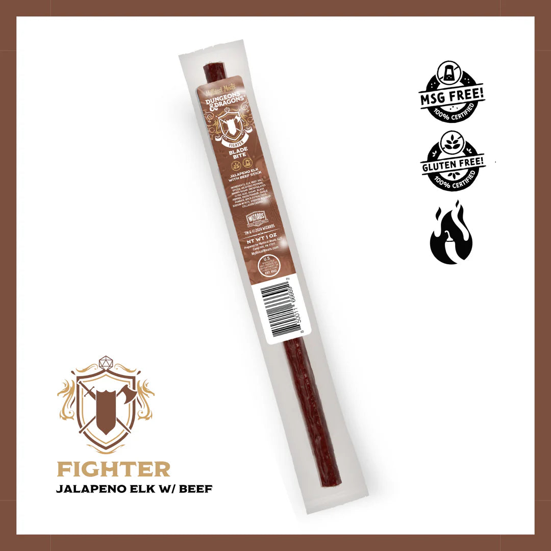 Mythical Meats D&D Meat Stick - Fighter: Blade Bite | Anubis Games and Hobby