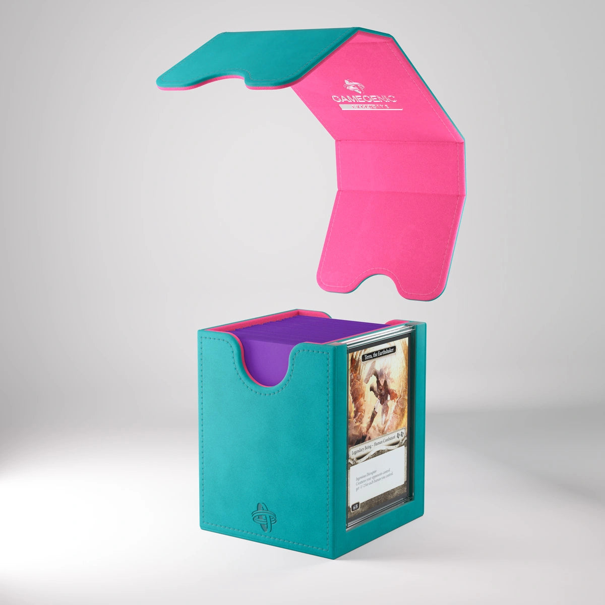 Gamegenic Squire Plus 100+ XL Convertible Teal/Pink | Anubis Games and Hobby