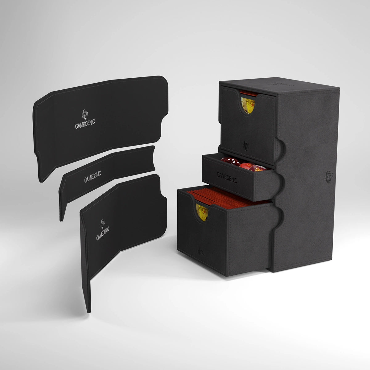 Gamegenic Stronghold 200+ XL Black | Anubis Games and Hobby