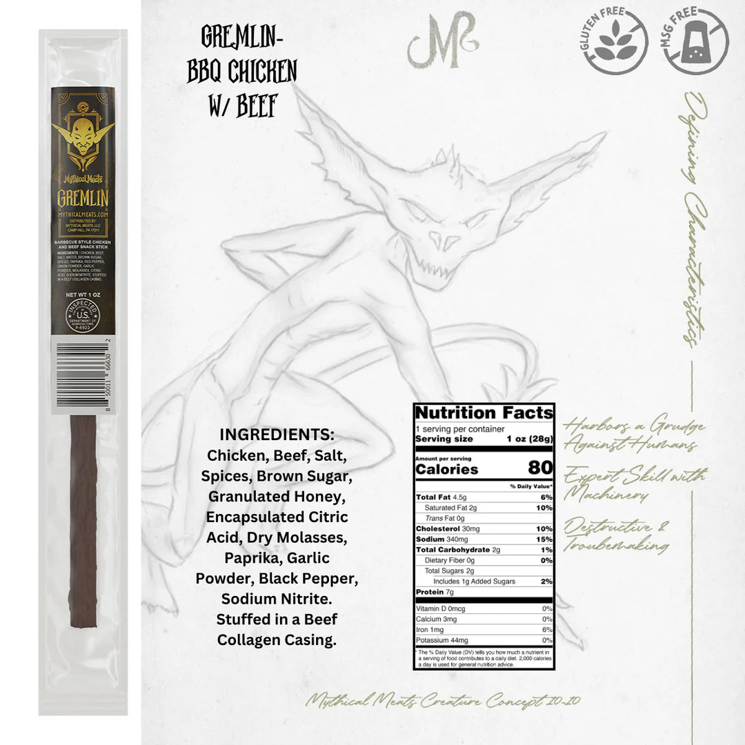 Mythical Meats Humanoid Meat Stick - Gremlin | Anubis Games and Hobby