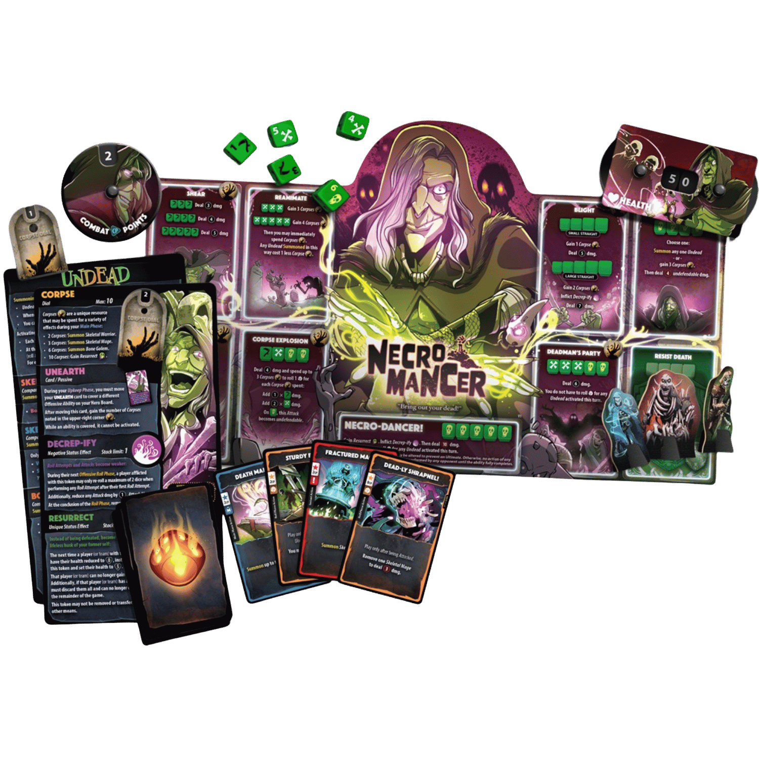 Dice Throne - Necromancer | Anubis Games and Hobby