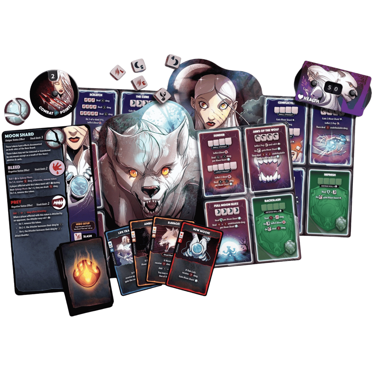 Dice Throne - Pale Lady | Anubis Games and Hobby