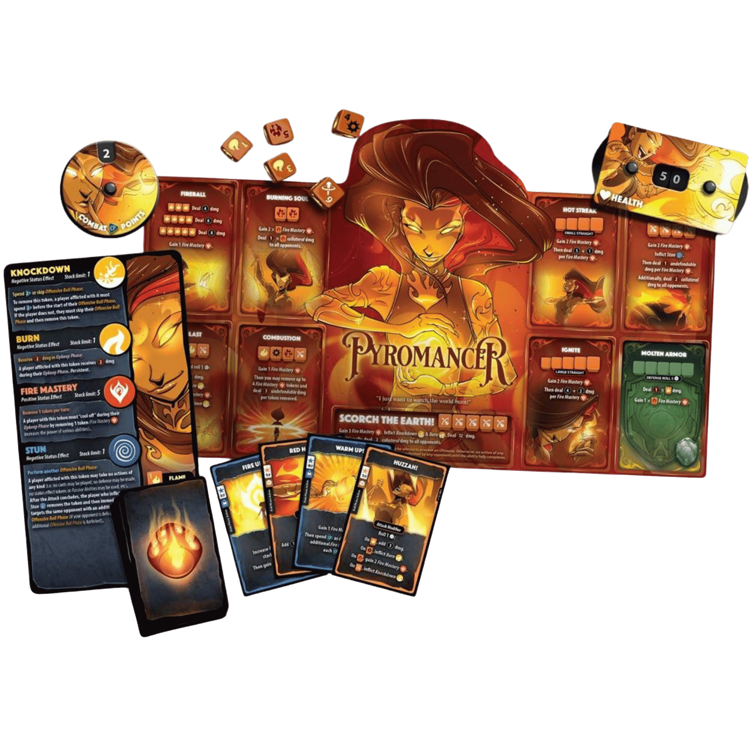 Dice Throne - Pyromancer | Anubis Games and Hobby