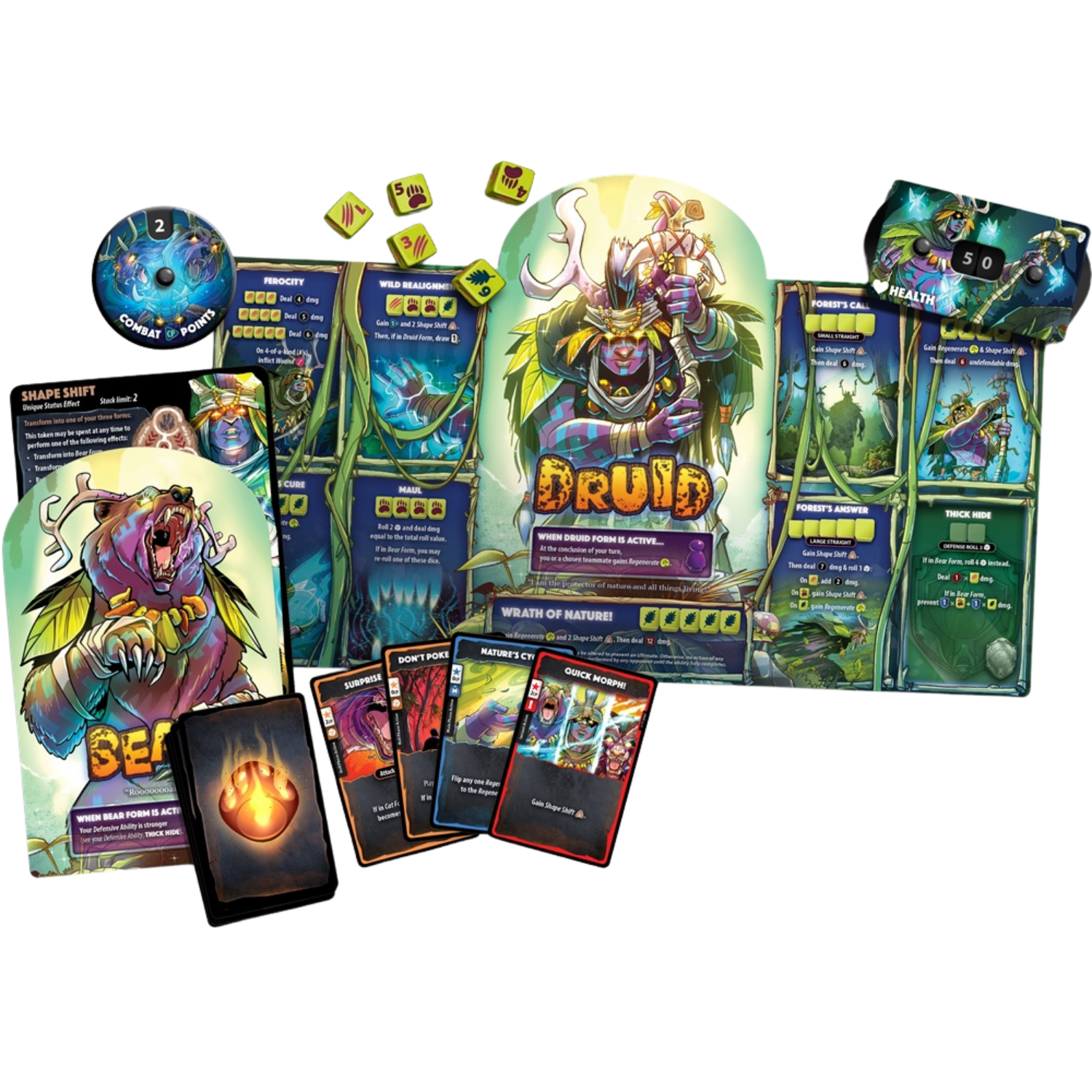 Dice Throne - Druid | Anubis Games and Hobby