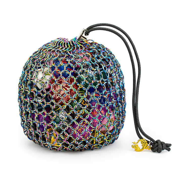 Chainmail Dice Bag - Rainbow | Anubis Games and Hobby
