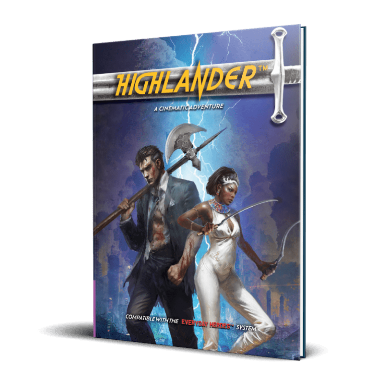 Everyday Heroes RPG: Highlander Cinematic Adventure | Anubis Games and Hobby