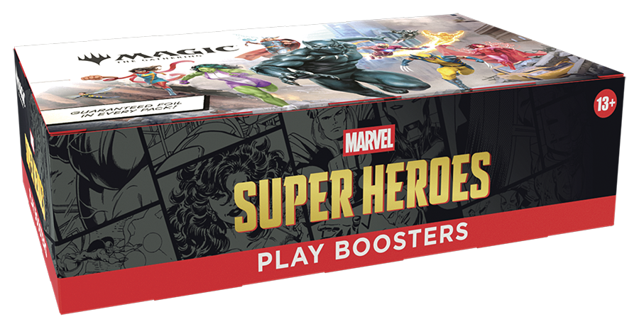 Marvel's Super Heroes Play Booster Box | Anubis Games and Hobby