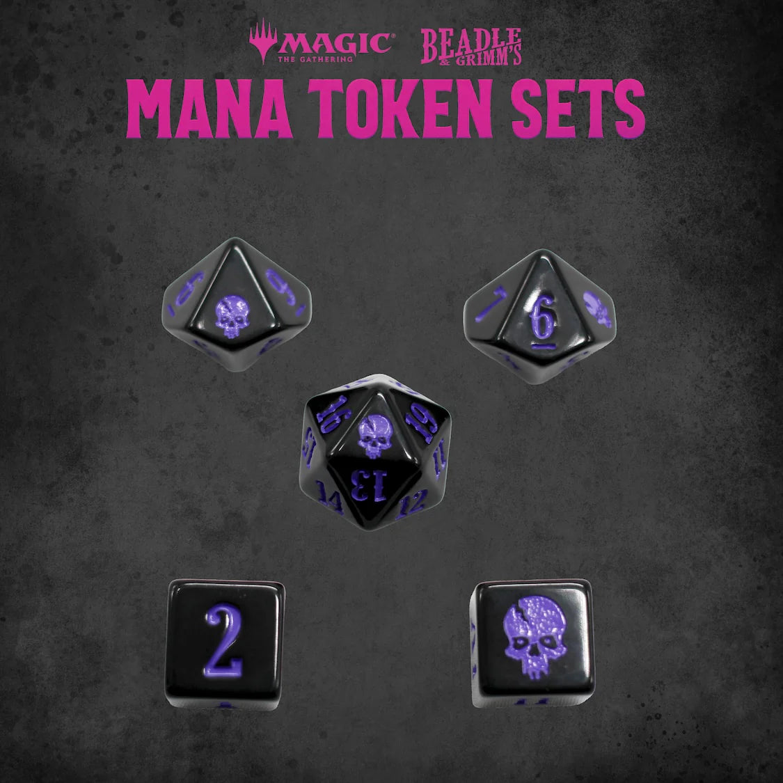 Beadle & Grimm's MTG Mana Token Sets - Black | Anubis Games and Hobby