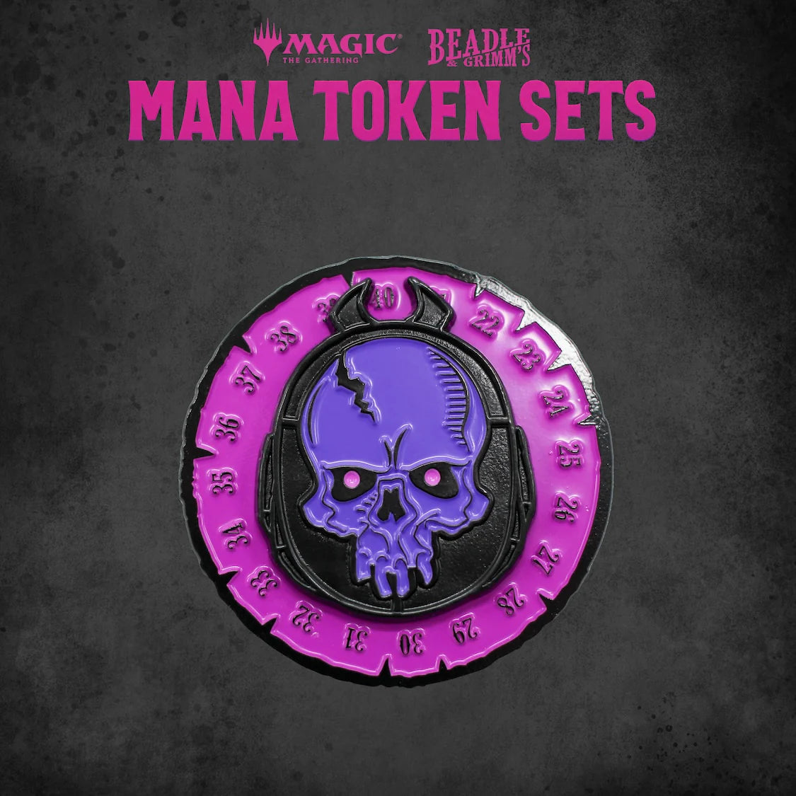 Beadle & Grimm's MTG Mana Token Sets - Black | Anubis Games and Hobby