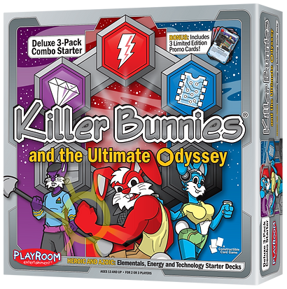 Killer Bunnies and The Ultimate Oddessy: Starter Combo -  Heroic and Azoic | Anubis Games and Hobby