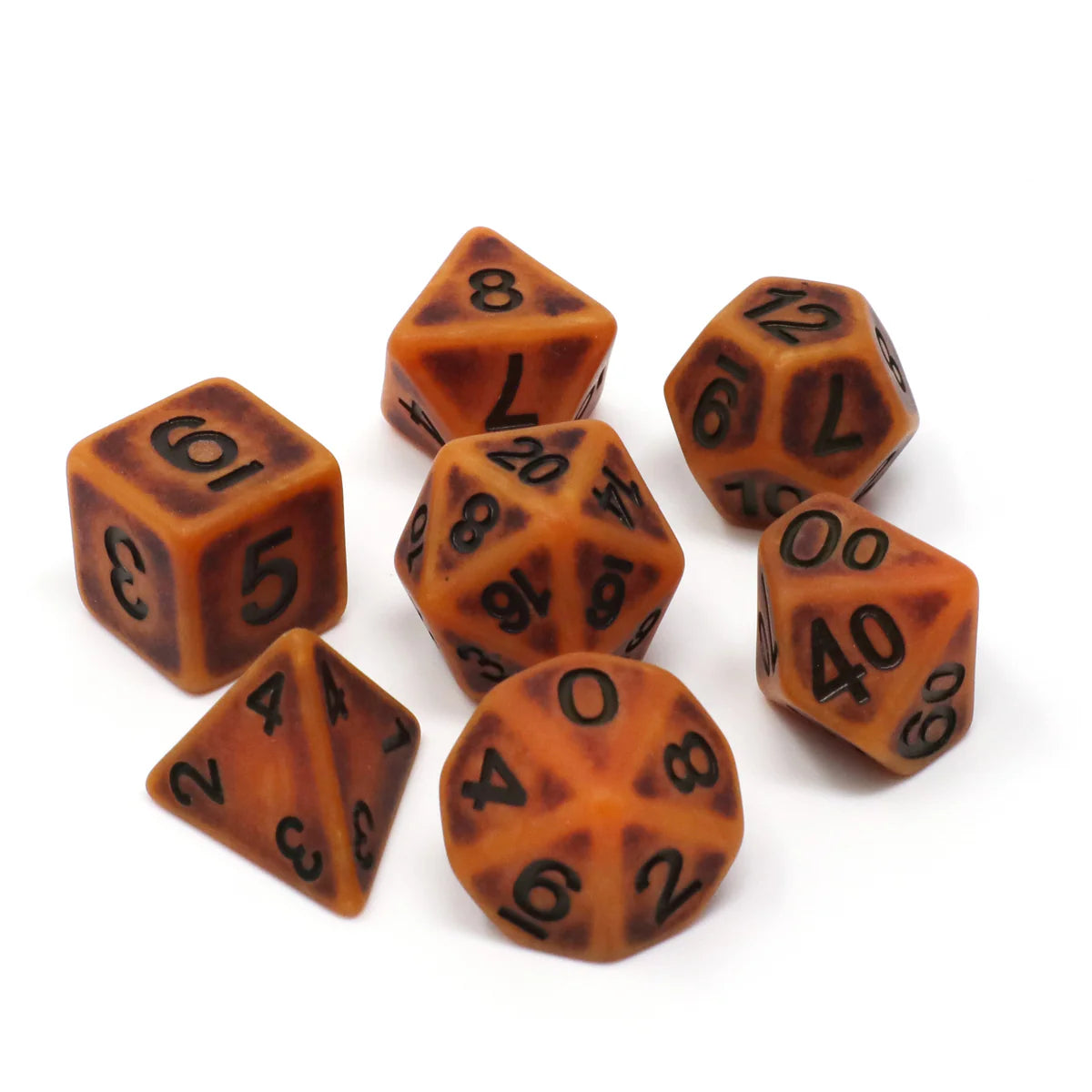 Pumpkin Ancient - 7pc RPG Set | Anubis Games and Hobby