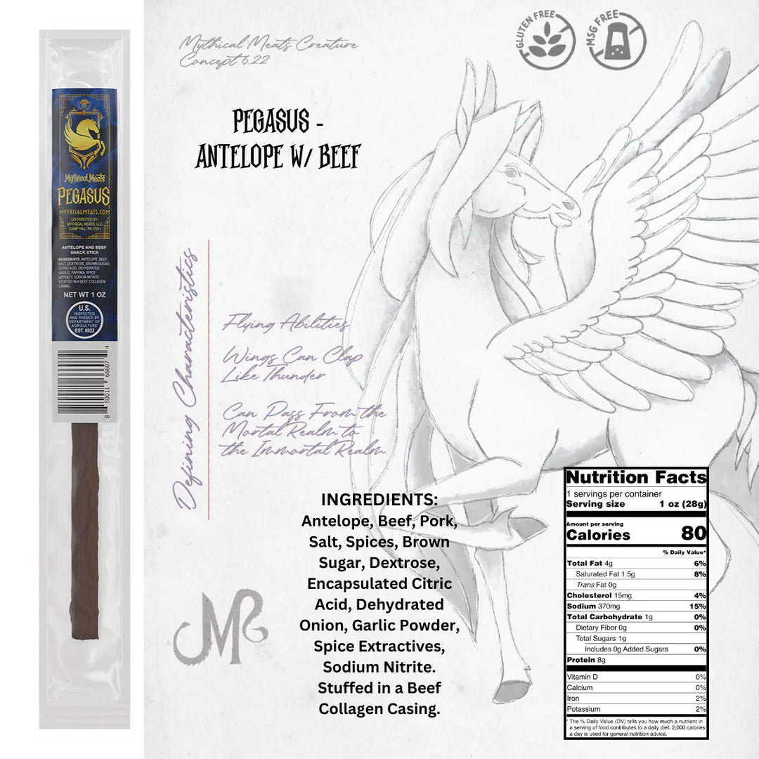 Mythical Meats Meat Stick - Pegasus | Anubis Games and Hobby