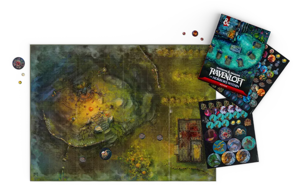 D&D Ravenloft: The Horrors Within - Map Pack | Anubis Games and Hobby