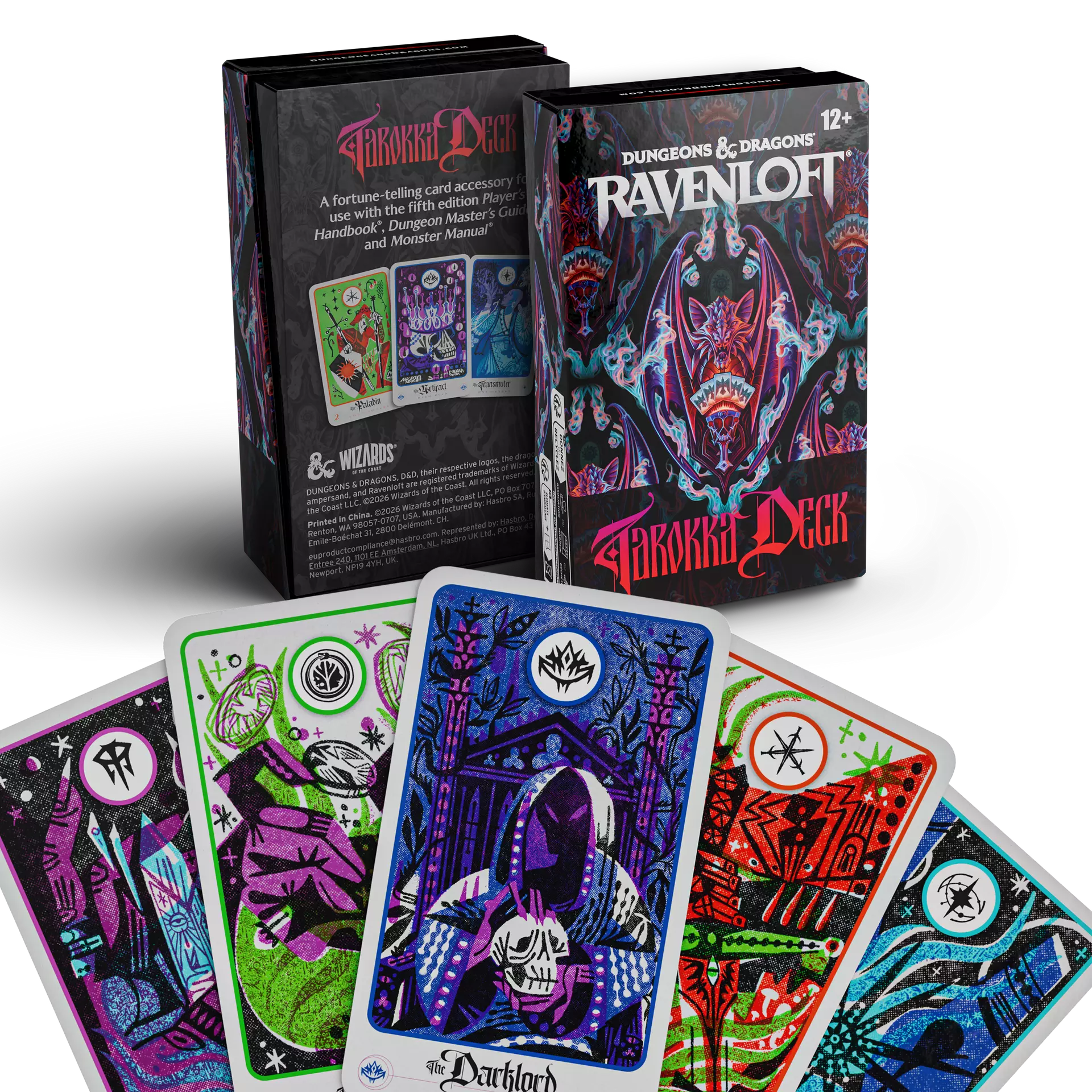 D&D Ravenloft: The Horrors Within - Tarokka Deck | Anubis Games and Hobby