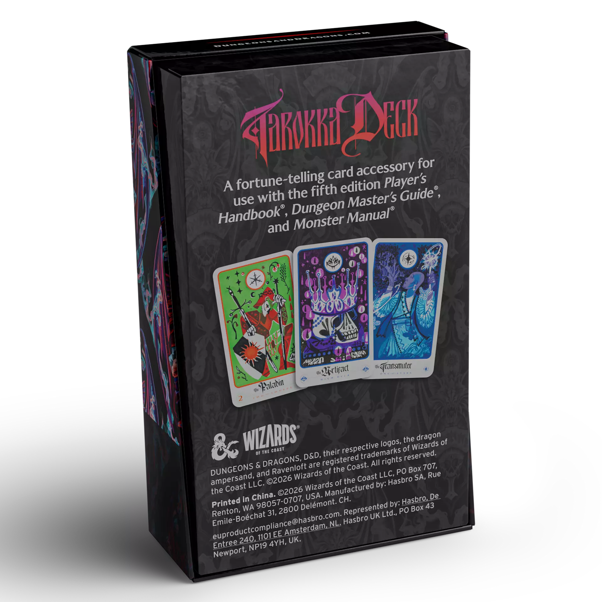 D&D Ravenloft: The Horrors Within - Tarokka Deck | Anubis Games and Hobby