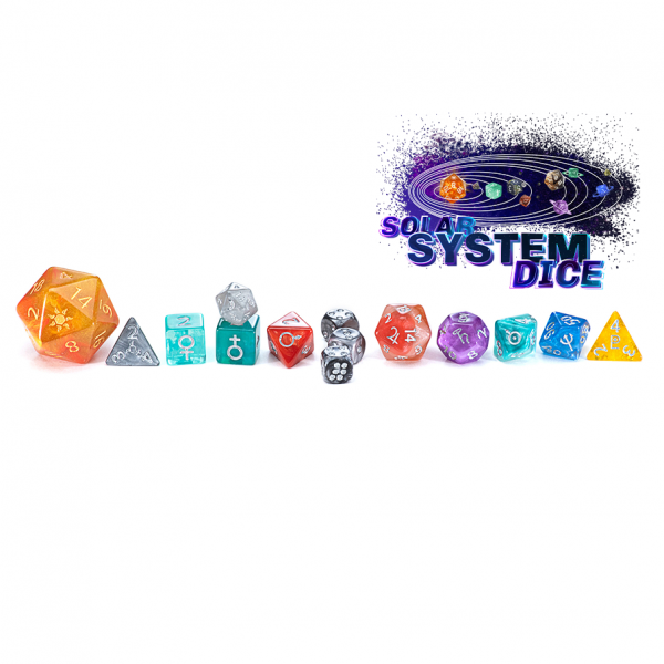 Solar System Dice | Anubis Games and Hobby