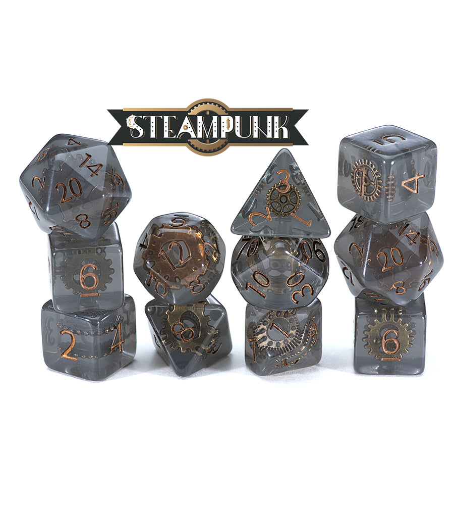 Steampunk Inclusion Dice | Anubis Games and Hobby