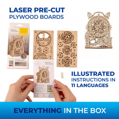 Vintage Alarm Clock Mechanical Model Kit | Anubis Games and Hobby