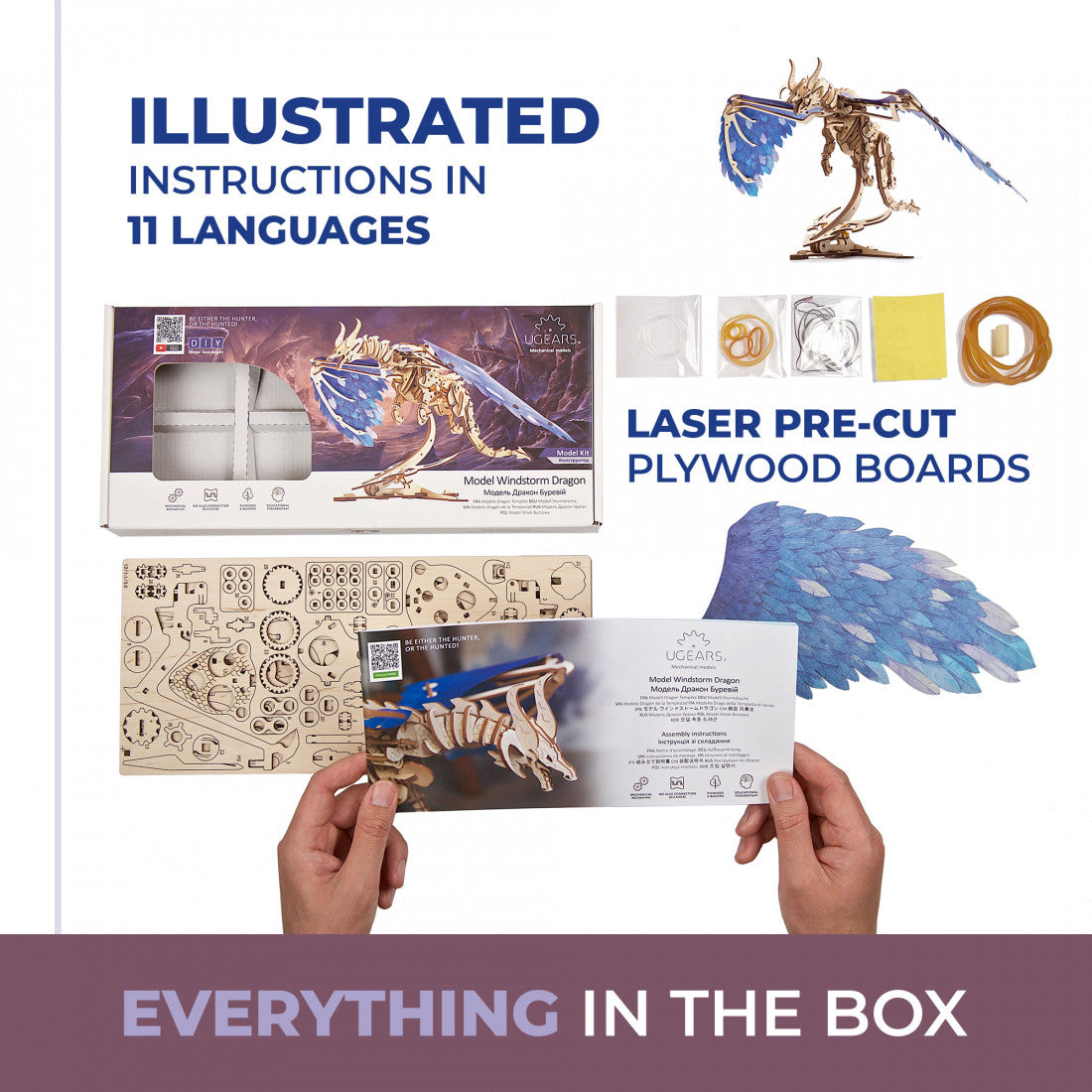 Windstorm Dragon Mechanical Model Kit | Anubis Games and Hobby