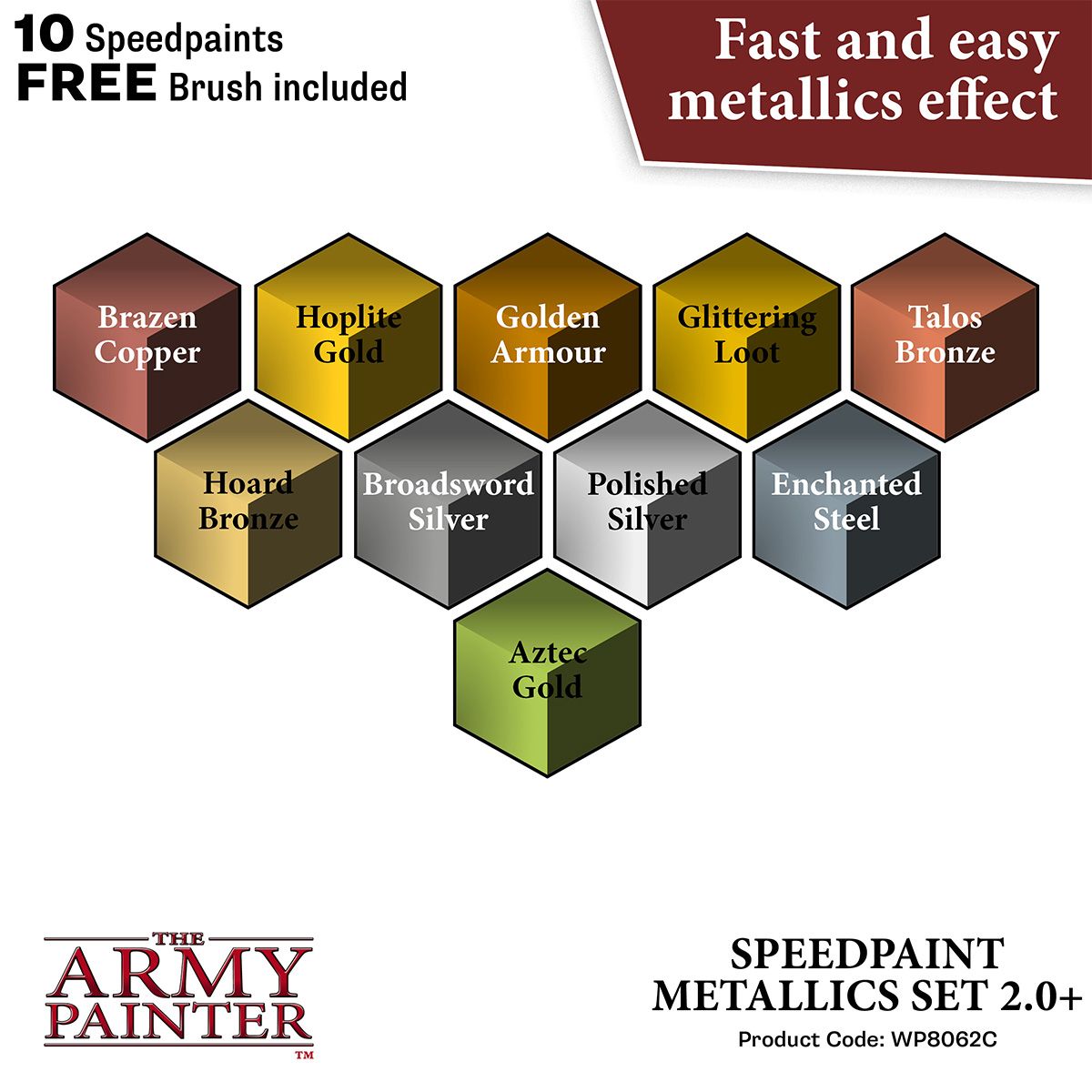 Speedpaint Metallics Set 2.0 | Anubis Games and Hobby