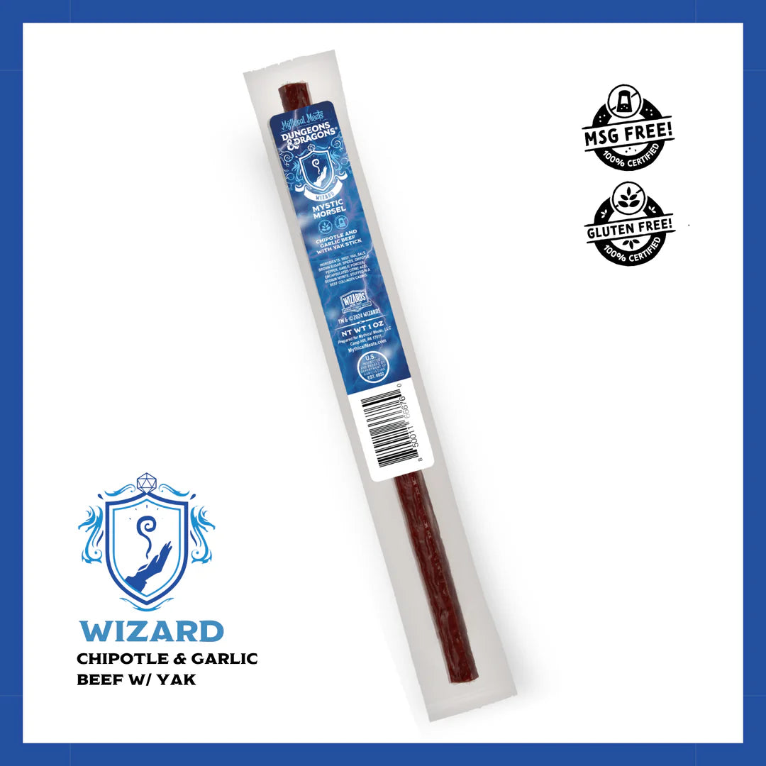 Mythical Meats D&D Meat Stick - Wizard: Mystic Morsel | Anubis Games and Hobby