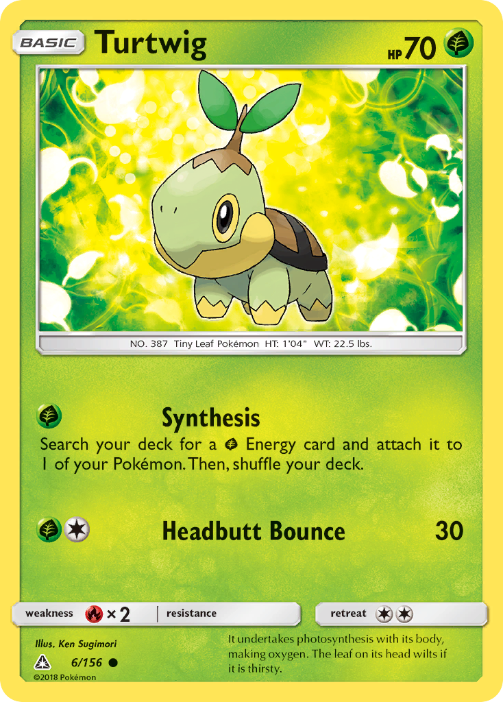 Turtwig (6/156) [Sun & Moon: Ultra Prism] | Anubis Games and Hobby