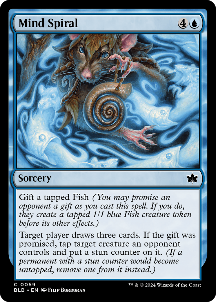 Mind Spiral [Bloomburrow] | Anubis Games and Hobby