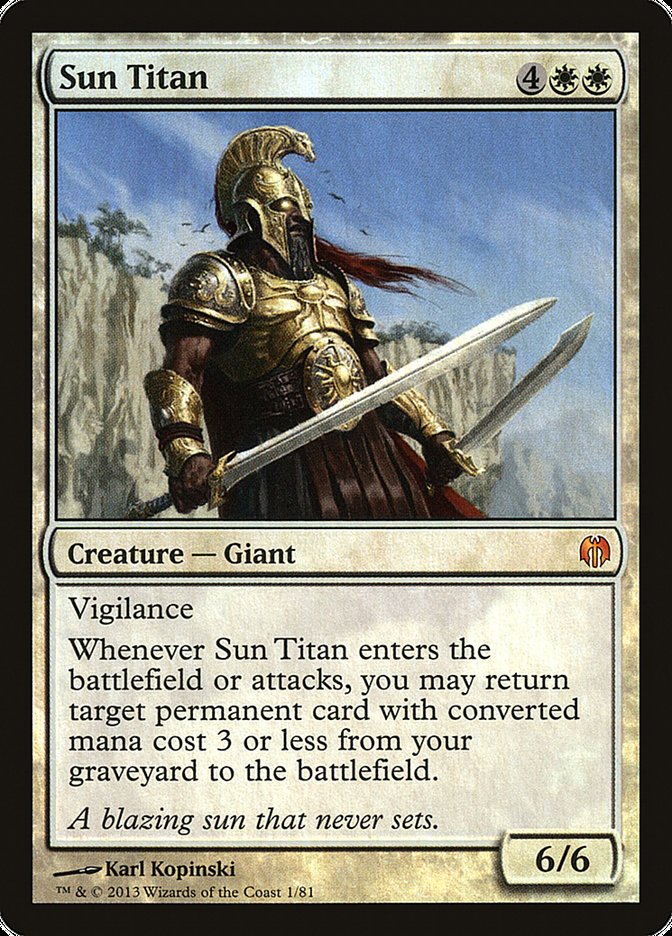 Sun Titan [Duel Decks: Heroes vs. Monsters] | Anubis Games and Hobby