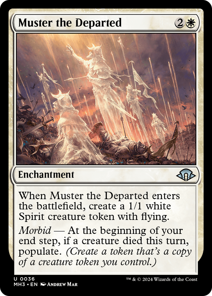Muster the Departed [Modern Horizons 3] | Anubis Games and Hobby
