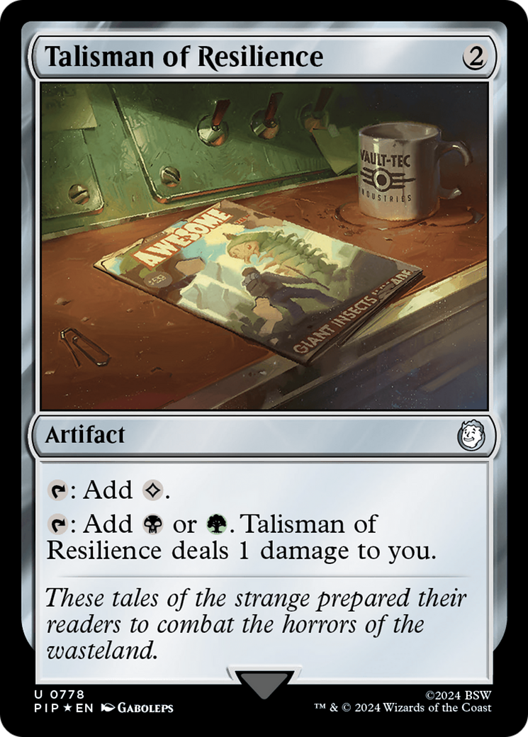 Talisman of Resilience (Surge Foil) [Fallout] | Anubis Games and Hobby