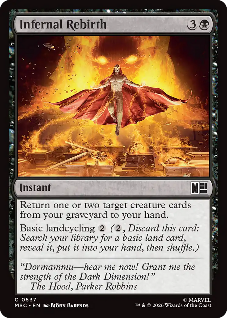 Infernal Rebirth [Marvel Super Heroes Commander] | Anubis Games and Hobby