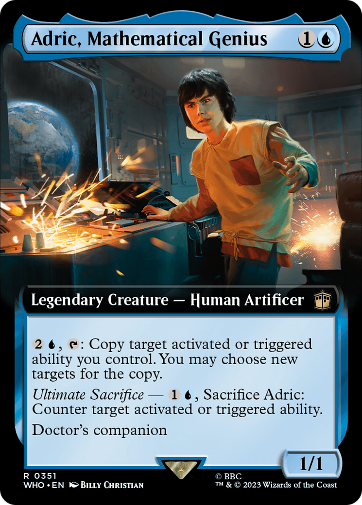 Adric, Mathematical Genius (Extended Art) [Doctor Who] | Anubis Games and Hobby