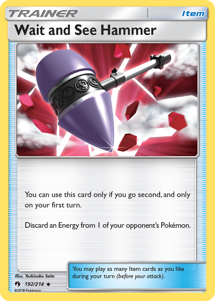 Wait and See Hammer (192/214) [Sun & Moon: Lost Thunder] | Anubis Games and Hobby
