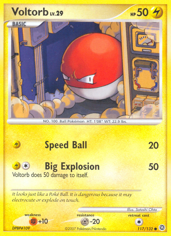 Voltorb (117/132) [Diamond & Pearl: Secret Wonders] | Anubis Games and Hobby